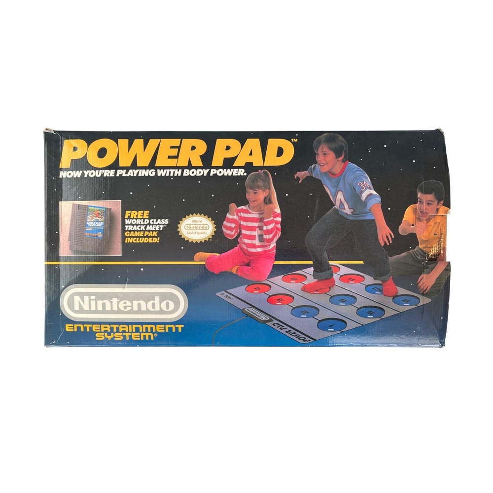 Nintendo Entertainment System NES Power Pad Controller with Original Box Vintage
